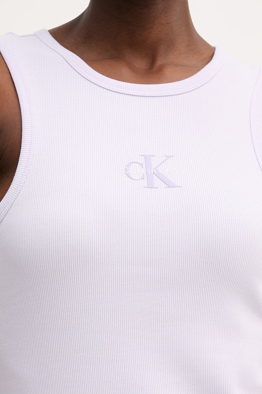 Calvin Klein Jeans sukienka LV047F242G fioletowy