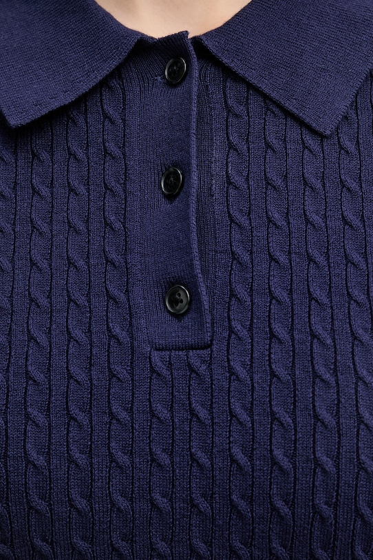 Calvin Klein Jeans rochie sport bumbac LV047F323G bleumarin