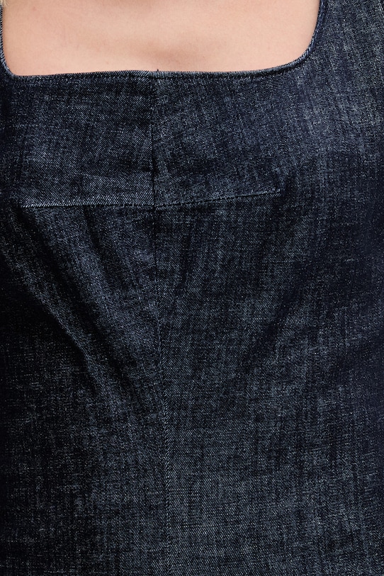 Calvin Klein Jeans šaty rifľové LV047F793G tmavomodrá
