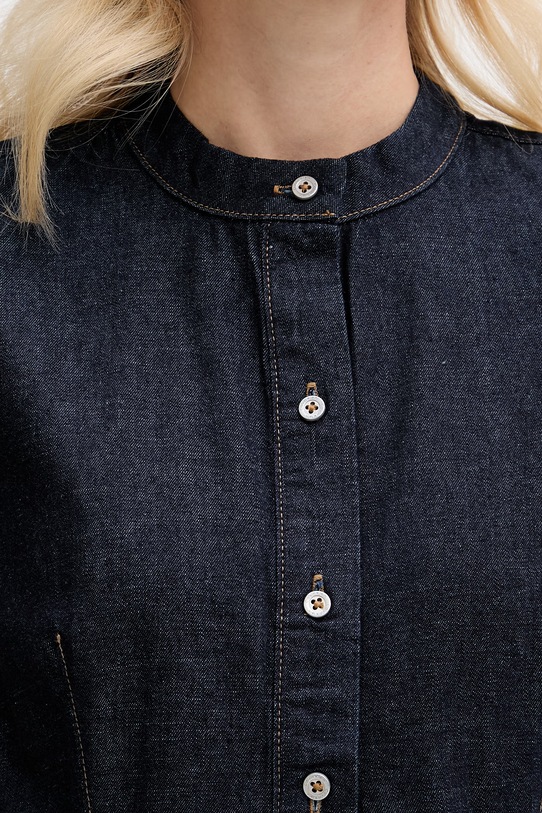 Calvin Klein Jeans šaty rifľové LV047F797G tmavomodrá