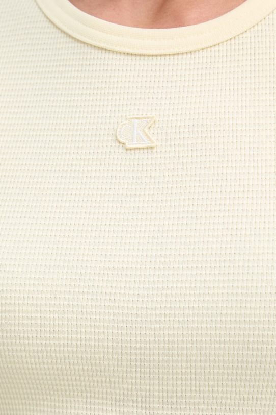 Calvin Klein Jeans sukienka LV047F235G żółty