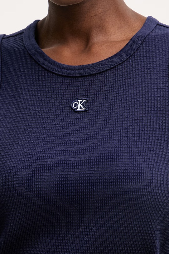 Calvin Klein Jeans šaty LV047F235G tmavomodrá