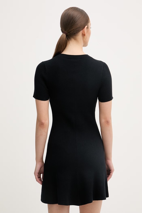 Oblečenie Calvin Klein Jeans šaty s bavlnou LV047F325G čierna