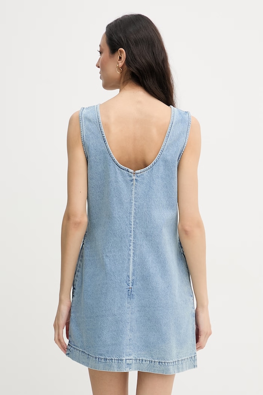 Oblačila Calvin Klein Jeans obleka denim LV047F499G modra