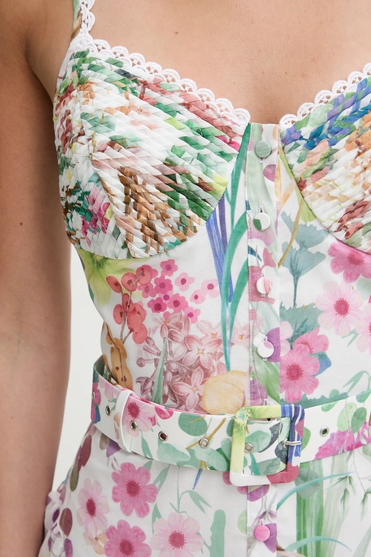 Charo Ruiz Ibiza sukienka Nayade 262603 biały