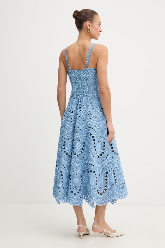 Odzież Charo Ruiz Ibiza sukienka Solace 263614 niebieski