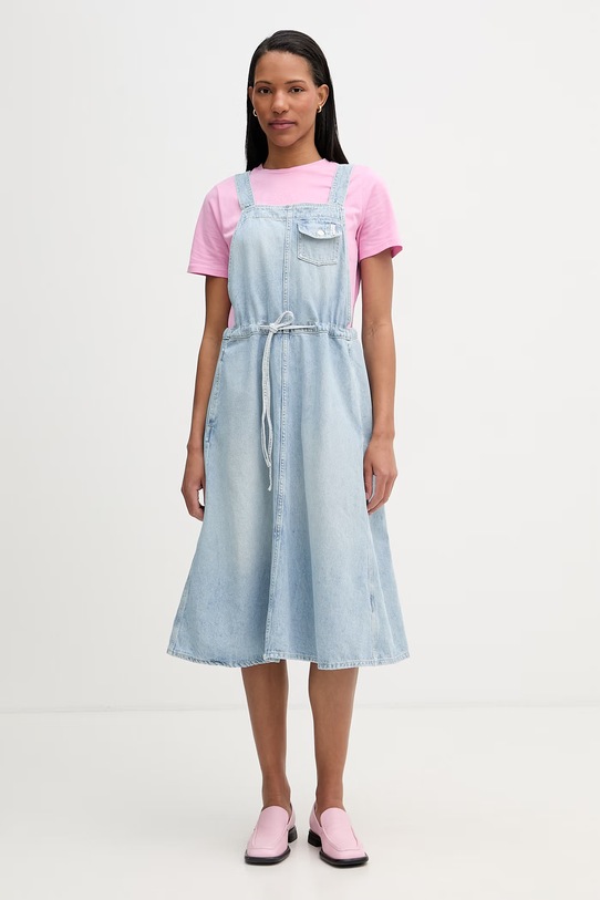Marc O'Polo sukienka jeansowa 5000008043 niebieski SS26