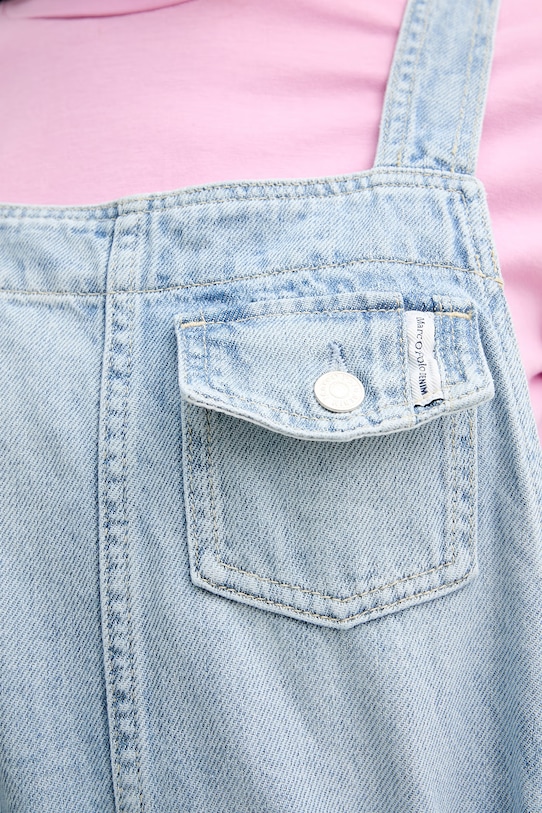 Marc O'Polo sukienka jeansowa 5000008043 niebieski