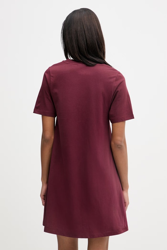 Odzież Marc O'Polo sukienka bawełniana 5000008224 bordowy