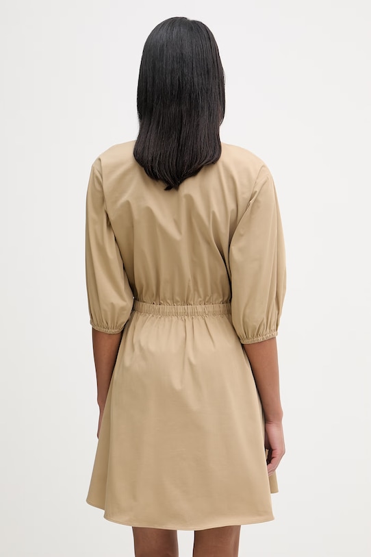 Odzież Marc O'Polo sukienka z bawełną 5000008225 beżowy