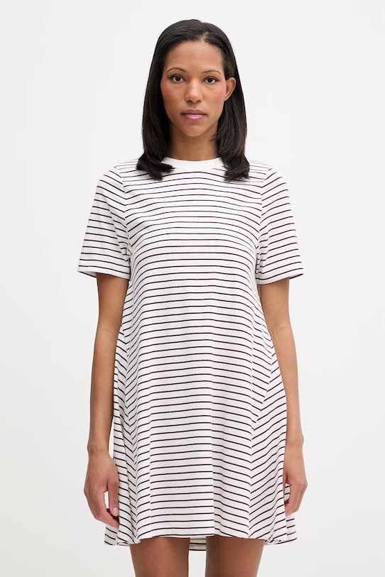 Marc O'Polo sukienka bawełniana biały 5000008227