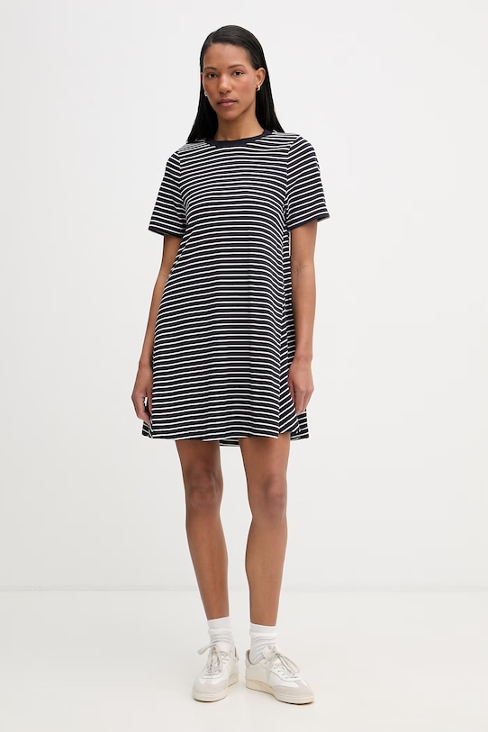 Marc O'Polo šaty bavlněné 5000008227 námořnická modř SS26