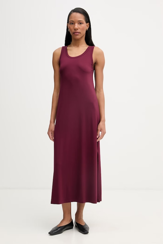 Marc O'Polo sukienka 5000009534 bordowy SS26