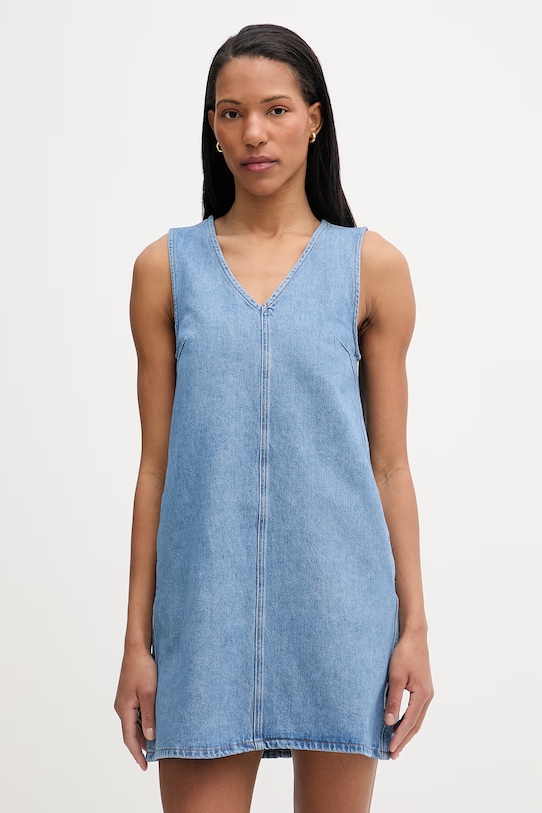 Marc O'Polo Sukienka letnia jeansowa niebieski 5000009582