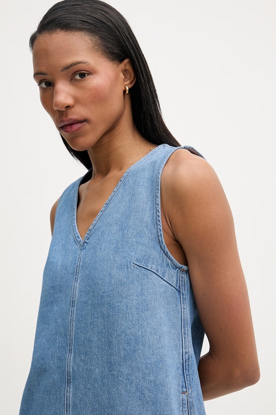 Marc O'Polo Sukienka letnia jeansowa niebieski 5000009582