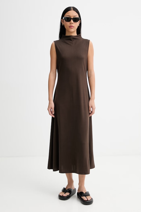 Marc O'Polo φόρεμα 5000013060 καφέ SS26