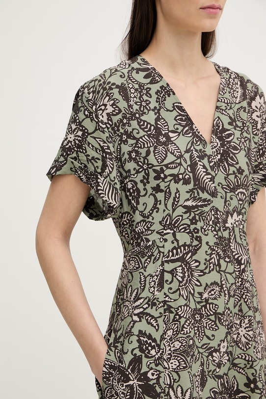 Marc O'Polo sukienka letnia z wiskozy 5000013209 zielony