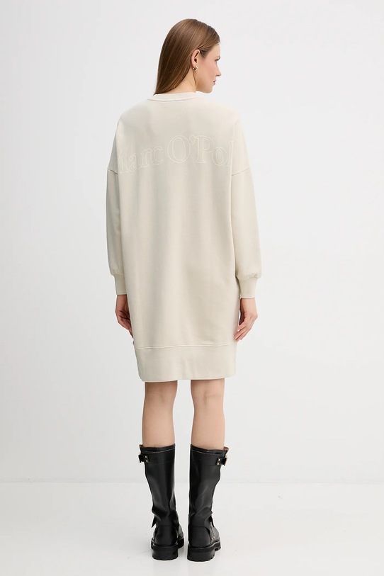 Odzież Marc O'Polo sukienka bawełniana 5000013214 beżowy