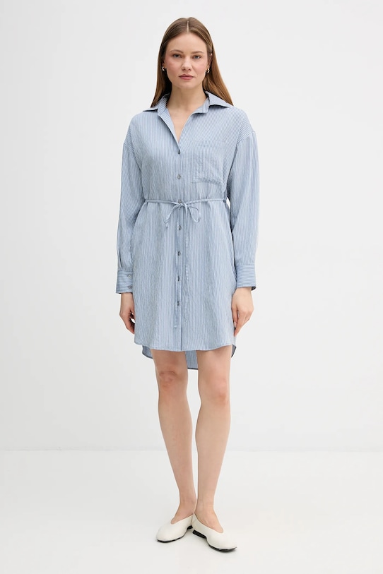 Marc O'Polo sukienka 5000013226 niebieski SS26