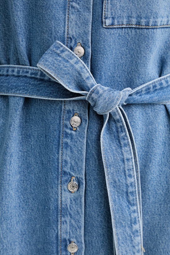 Marc O'Polo sukienka jeansowa 5000013405 niebieski