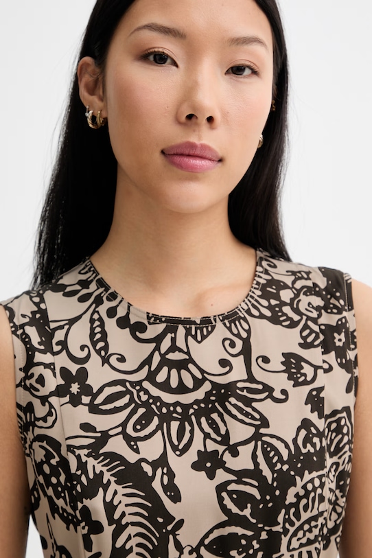 Marc O'Polo Šaty z viskózy hnedá 5000013414