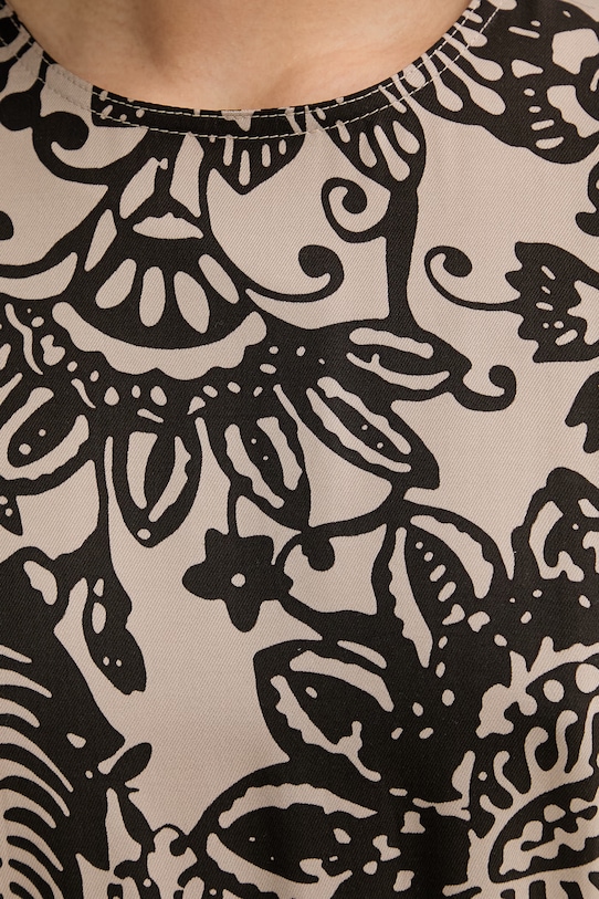 Marc O'Polo Šaty z viskózy 5000013414 hnedá