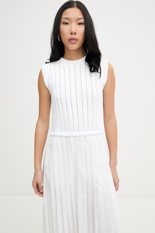 Iceberg расклешенное платье бежевый H051.0324