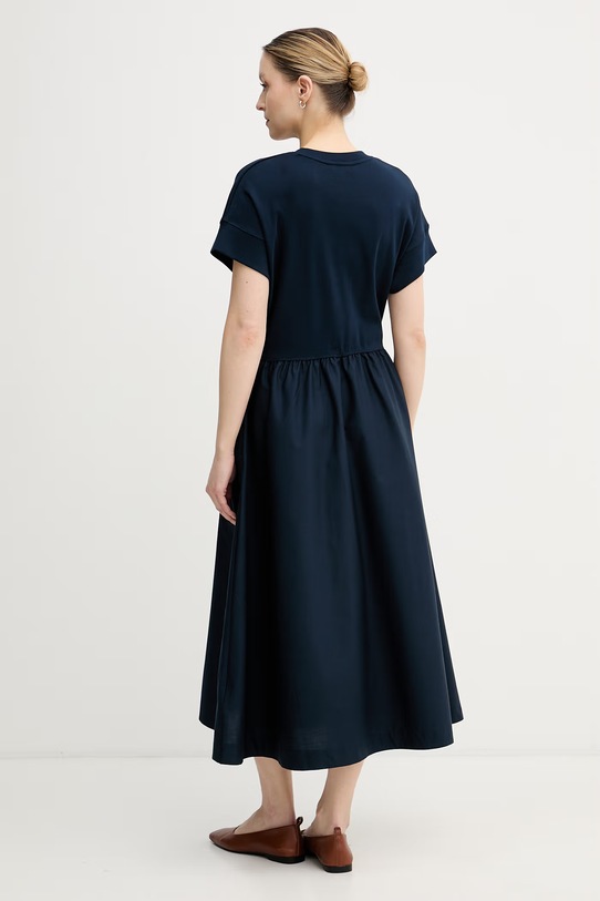 Ρούχα Tommy Hilfiger φόρεμα βαμβακερό WW0WW51148 σκούρο μπλε