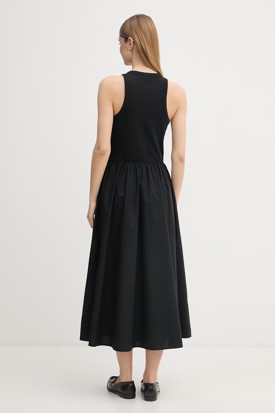 Oblečenie Tommy Hilfiger šaty s rozšíreným strihom bavlnené WW0WW49628 čierna