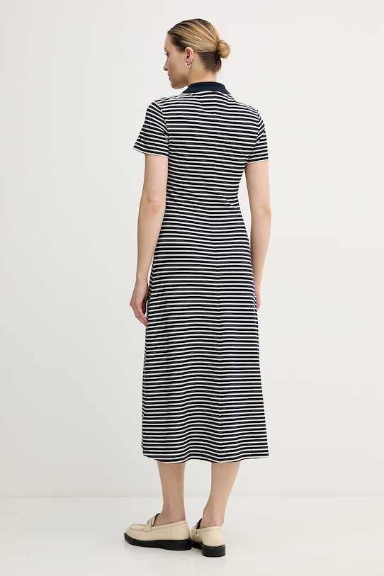 Ρούχα Tommy Hilfiger φόρεμα με lyocell WW0WW48745 σκούρο μπλε