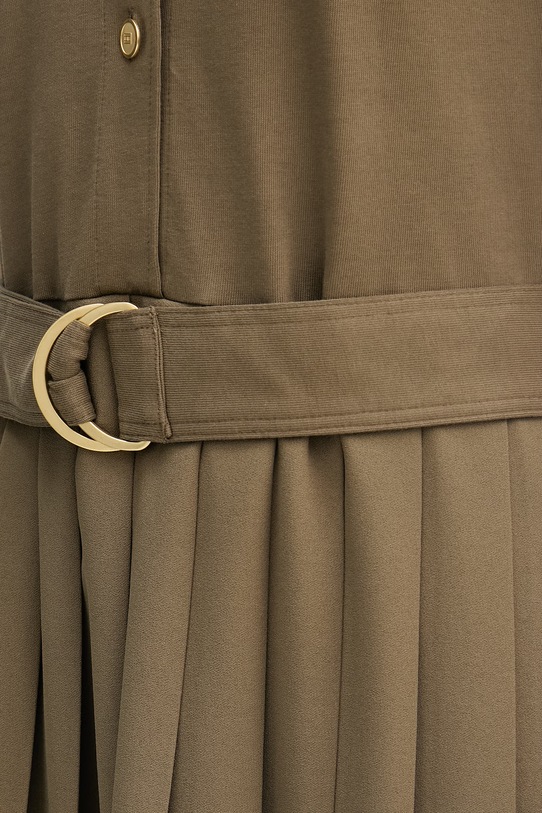 Tommy Hilfiger sukienka rozkloszowana zielony WW0WW48756