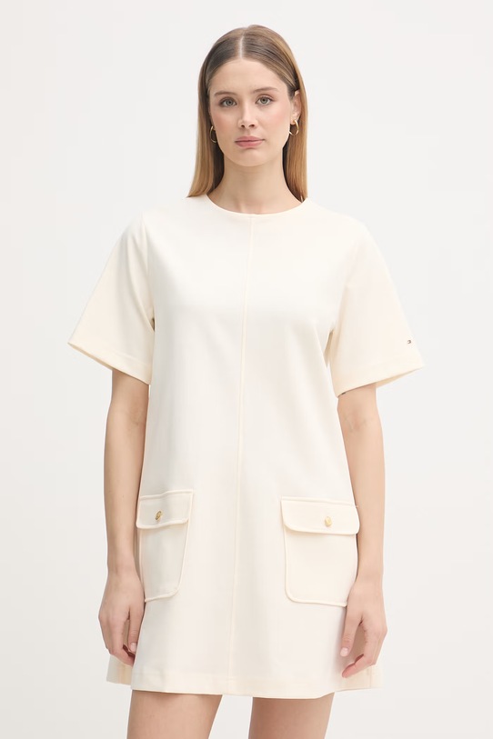 Tommy Hilfiger šaty béžová WW0WW48775