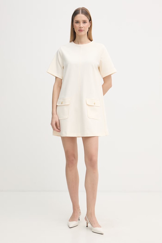 Tommy Hilfiger šaty WW0WW48775 béžová SS26