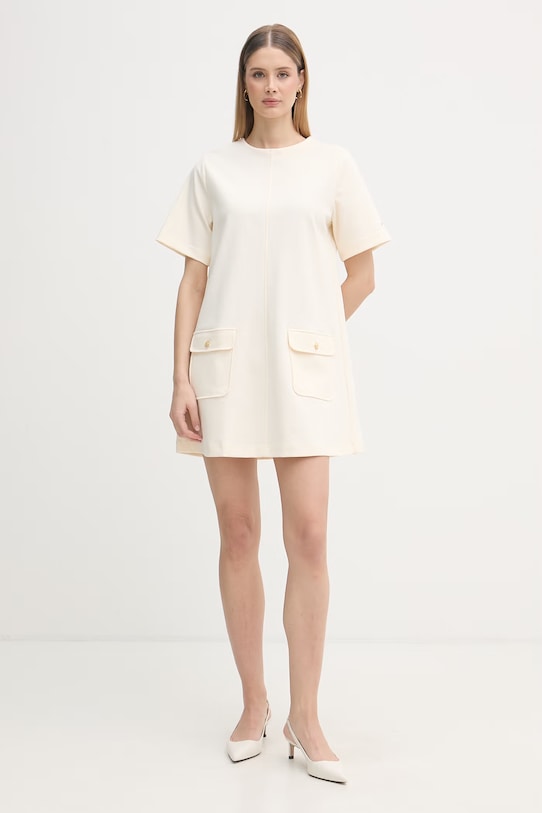 Tommy Hilfiger šaty WW0WW48775 béžová SS26