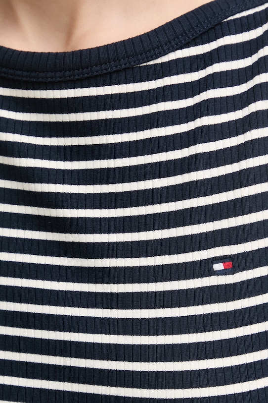 Tommy Hilfiger Φόρεμα με βισκόζη WW0WW49311 σκούρο μπλε