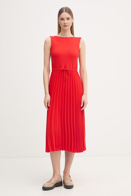 Tommy Hilfiger sukienka czerwony WW0WW49312