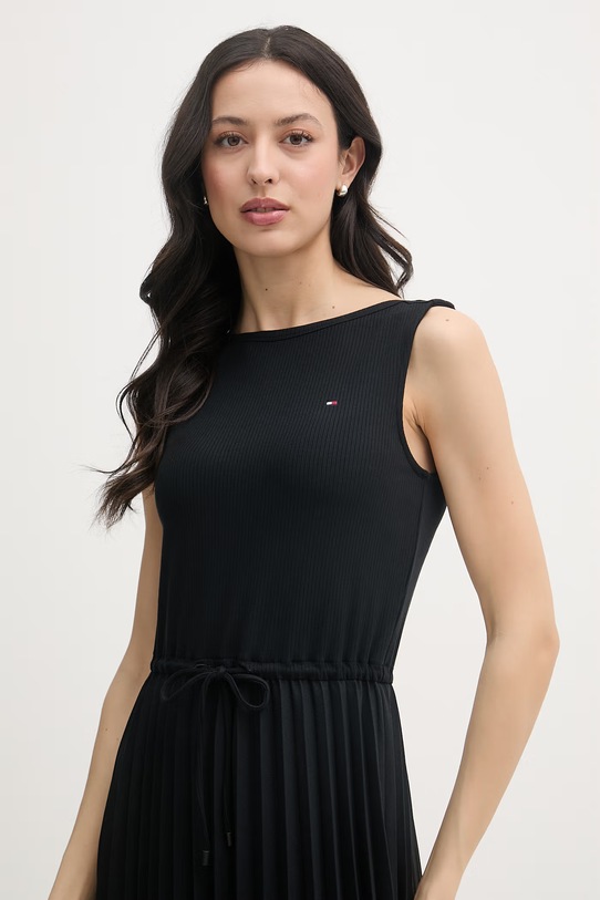 Tommy Hilfiger sukienka czarny WW0WW49312