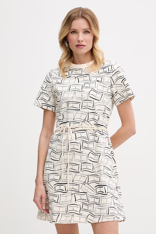 Tommy Hilfiger bavlnená béžová WW0WW49772