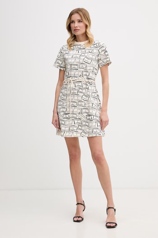 Tommy Hilfiger bavlnená WW0WW49772 béžová SS26