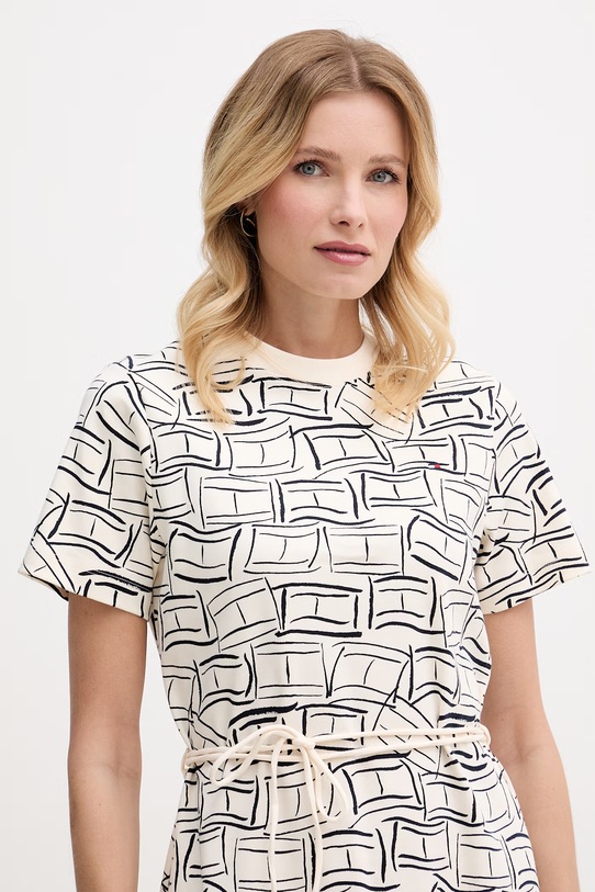 Tommy Hilfiger bavlnená béžová WW0WW49772