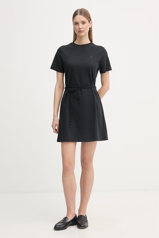 Tommy Hilfiger bawełniane WW0WW49772 czarny SS26