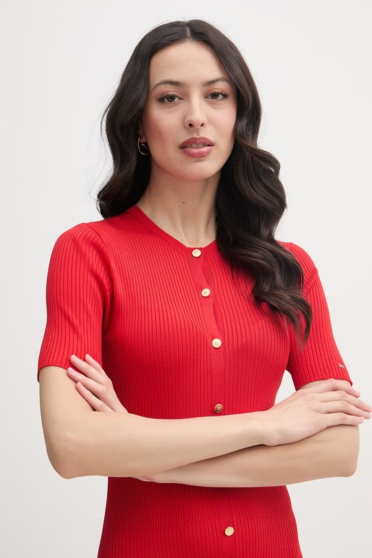 Tommy Hilfiger sukienka czerwony WW0WW48521