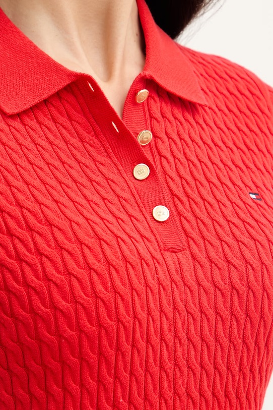 Tommy Hilfiger pletena haljina WW0WW48684 crvena