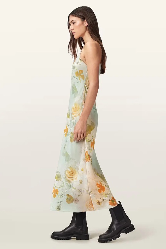 Odzież AllSaints sukienka bieliźniana BRYONY W012DE zielony