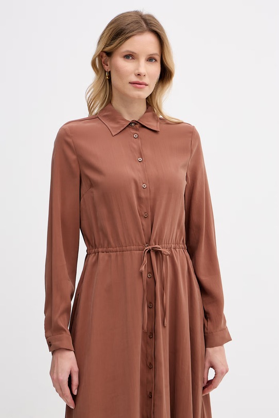 Gaudi sukienka rozkloszowana brązowy 611BD15002