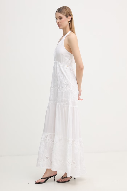 Gaudi sukienka letnia bawełniana 611BD15026 biały SS26