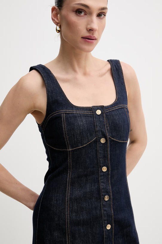 Gaudi rochie jeans bleumarin 611BD16002