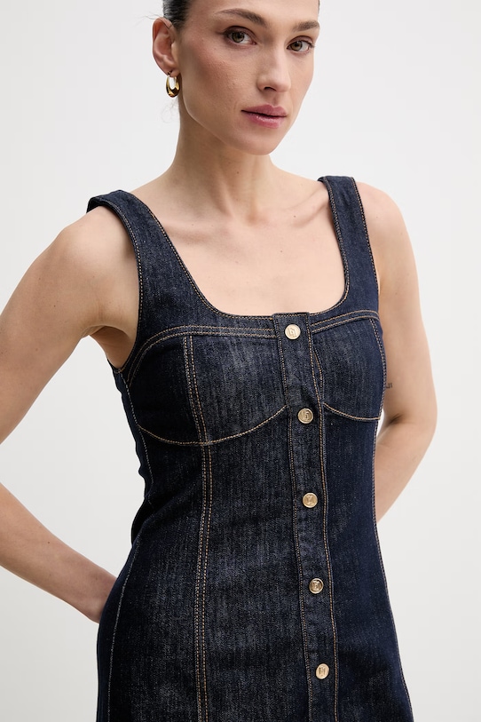 Gaudi rochie jeans bleumarin 611BD16002