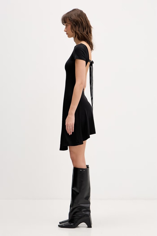 VETEMENTS sukienka Ribbon WE76DR448B czarny SS26