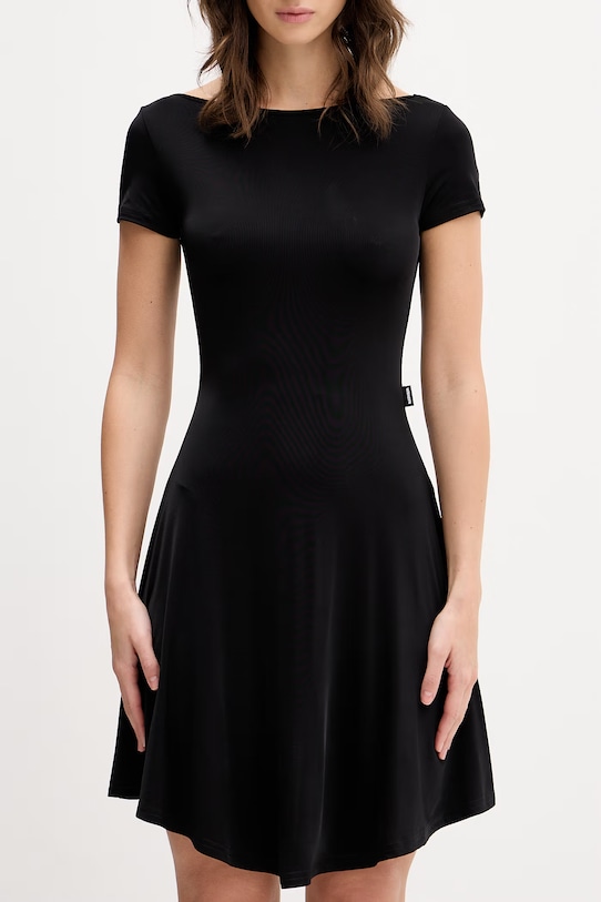 VETEMENTS sukienka Ribbon czarny WE76DR448B